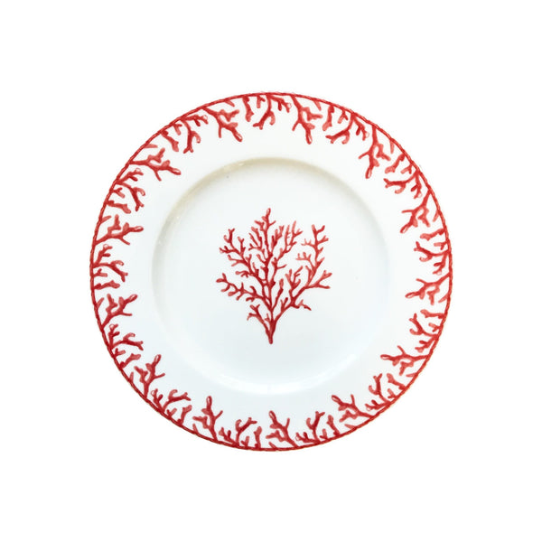 Breakfast plate Coastal Coral Red NEW - THE WILD SHOWCASE