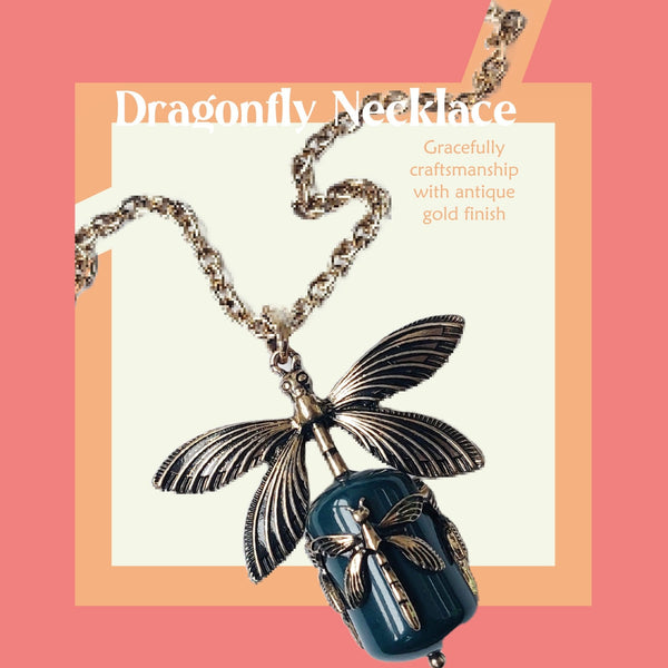 Dragonfly Necklace - THE WILD SHOWCASE