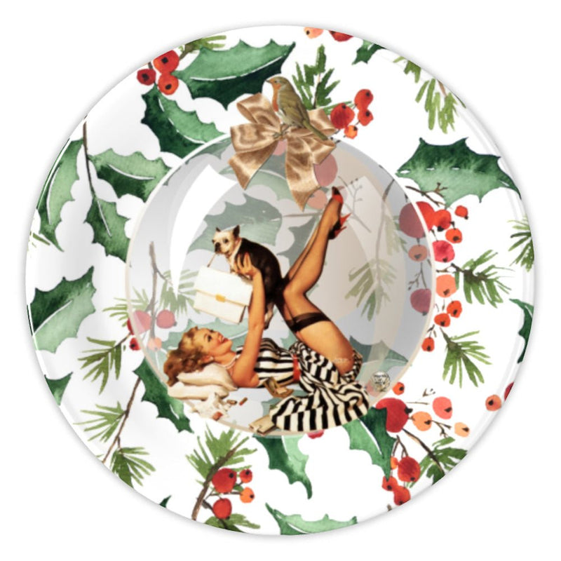 Holly Bone China Plate - THE WILD SHOWCASE