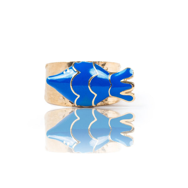 Luca Fish One-Size Ring - THE WILD SHOWCASE