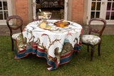 Monkey Paradise Square Tablecloth in Sundowner - THE WILD SHOWCASE