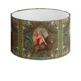 Myrtle Drum Lamp shade (Gold) - THE WILD SHOWCASE