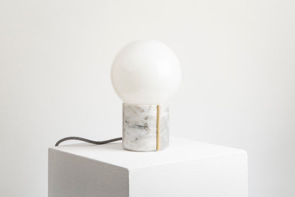 NOCTE LAMP WHITE MARBLE - THE WILD SHOWCASE